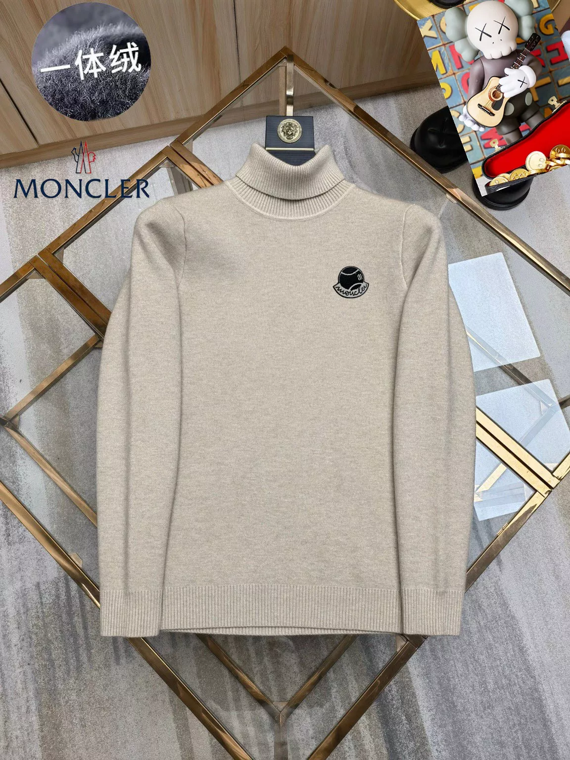 moncler sweaters manches longues pour homme s_12b1755